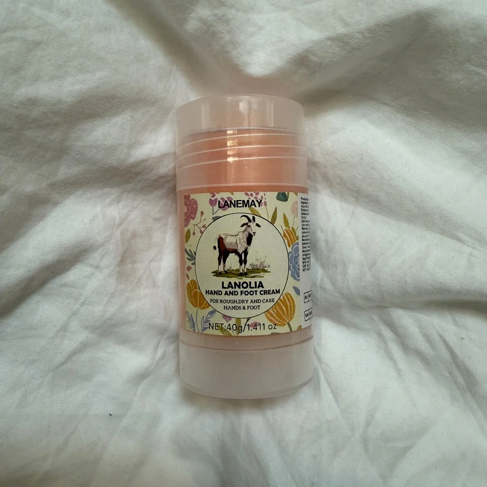 New in box, “Lanemay” Lanolia Hand and Foot Cream Stick. 1.411 oz, 40g. See info